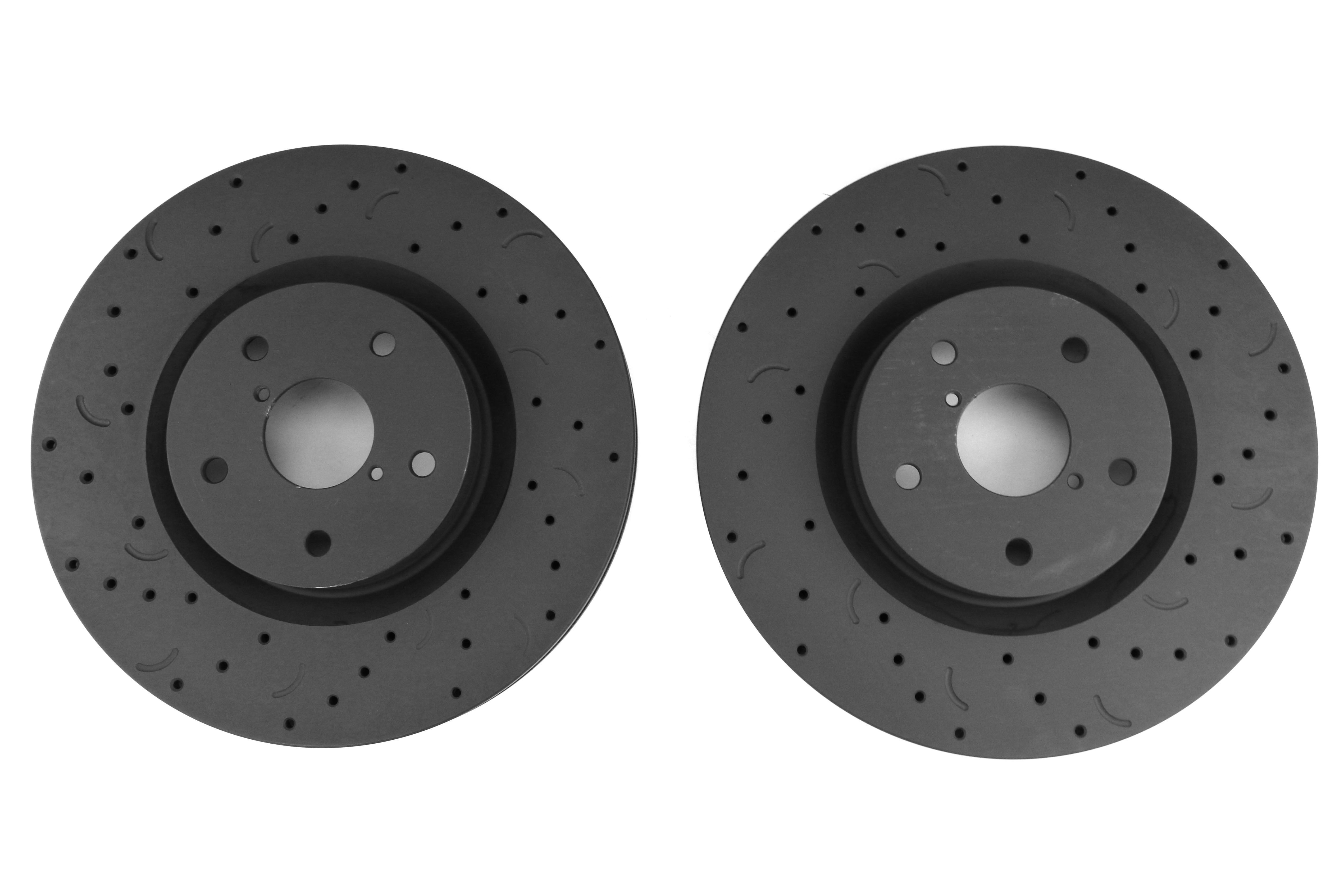 15-17 STI / 05-14 Impreza Hawk Talon Cross DrilledSlotted Front Rotor Pair